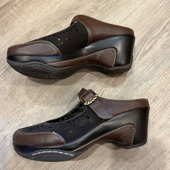 Rialto Comfort Shoes Brown Platform Mules size 8.5 - 9 - Picture 8 of 16